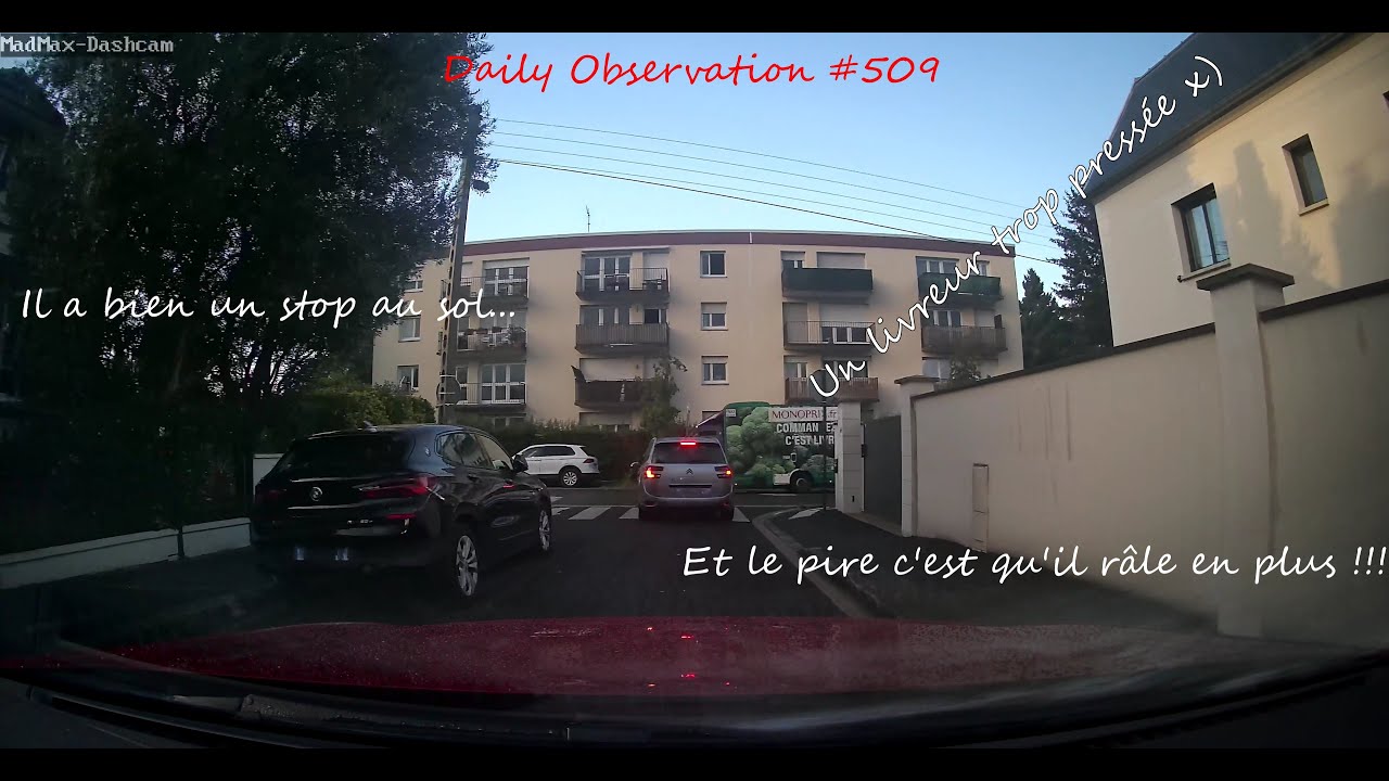 Daily Observation #509 - Un livreur trop pressé...