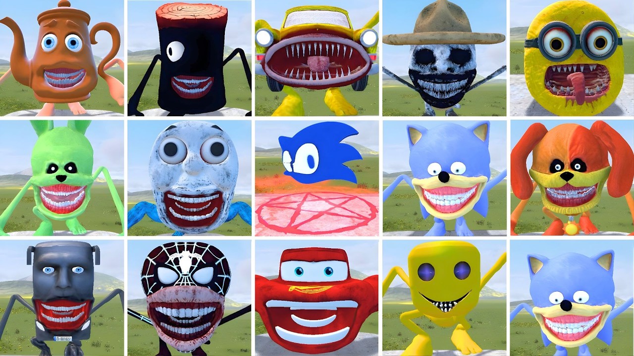 WHICH NEW ALL ITALIAN AI BRAINROT MEMES TAPES VS SHIN SONIC TAPES IS THE STRONGEST in Garry's Mod