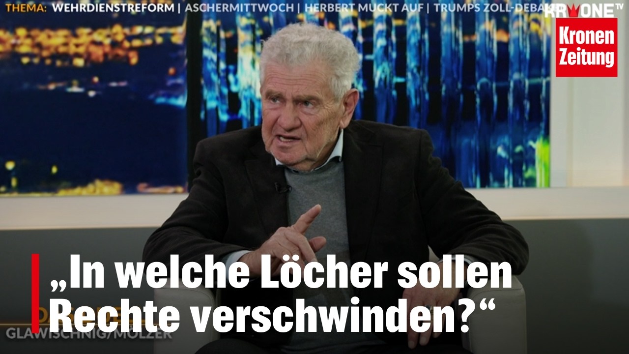 Grönemayers Wutrede: „In welche Löcher sollen Rechte verschwinden?“ | krone.tv 