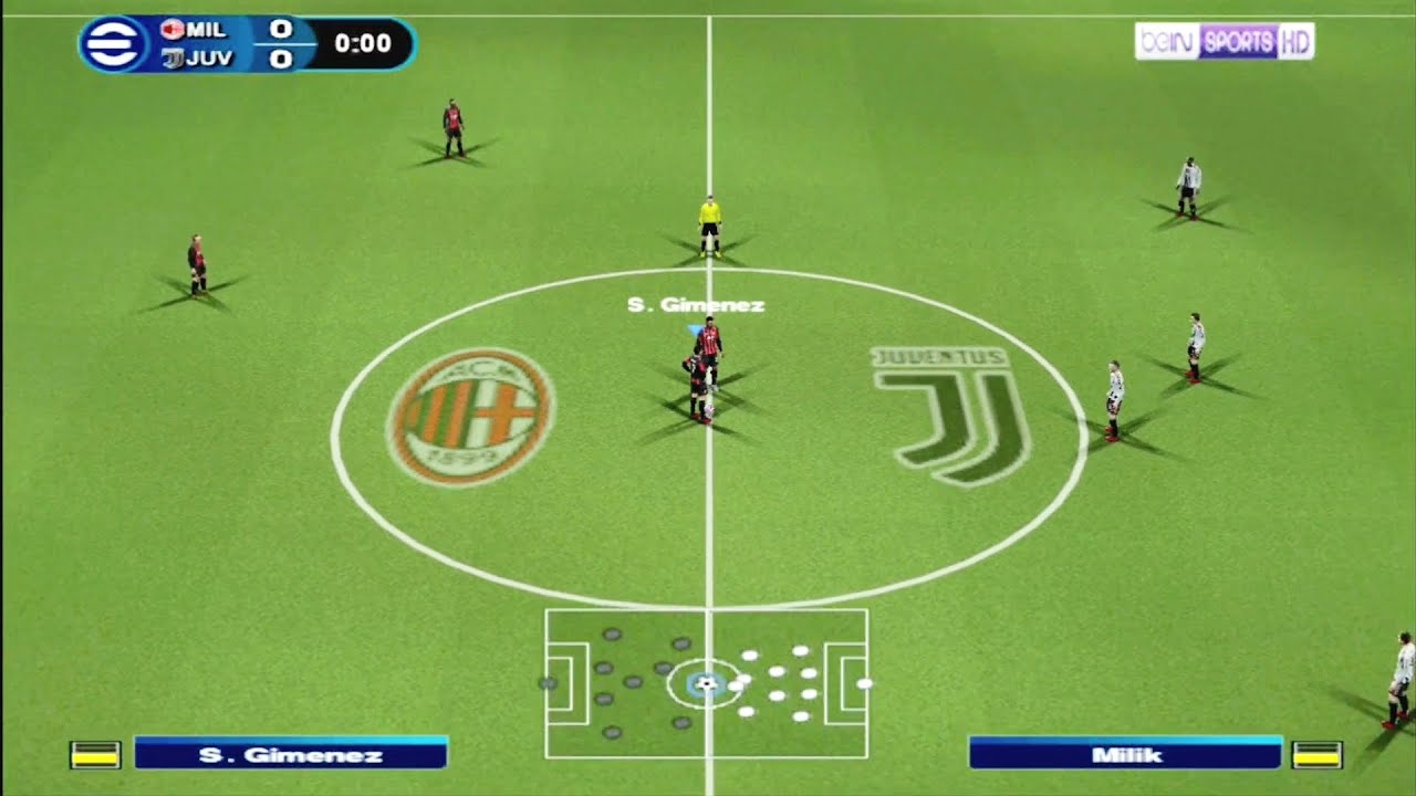 PES 2026 PS2 AC Milan vs Juventus 