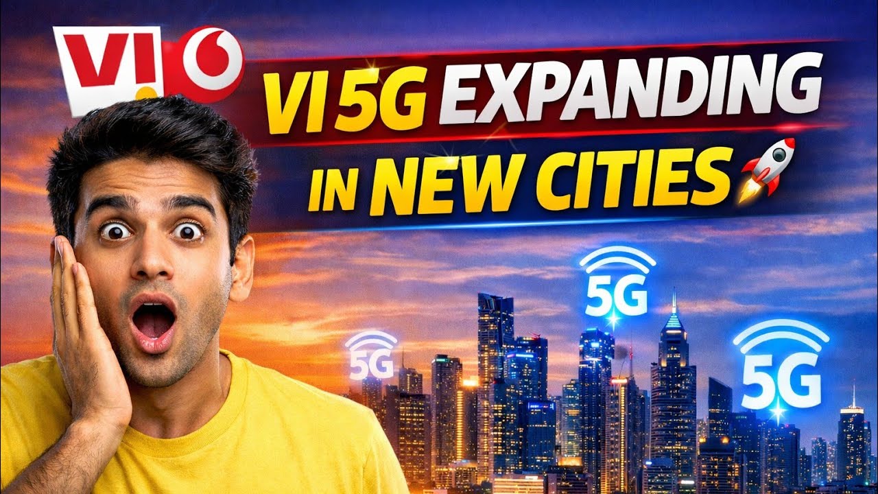 VI 5G 2026 में नए शहरों में 🚀 | Vodafone Idea 5G Expansion Big Update