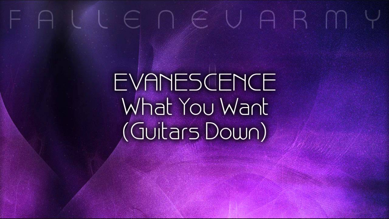 Evanescence - What You Want (Guitars Down) by FallenEvArmy
