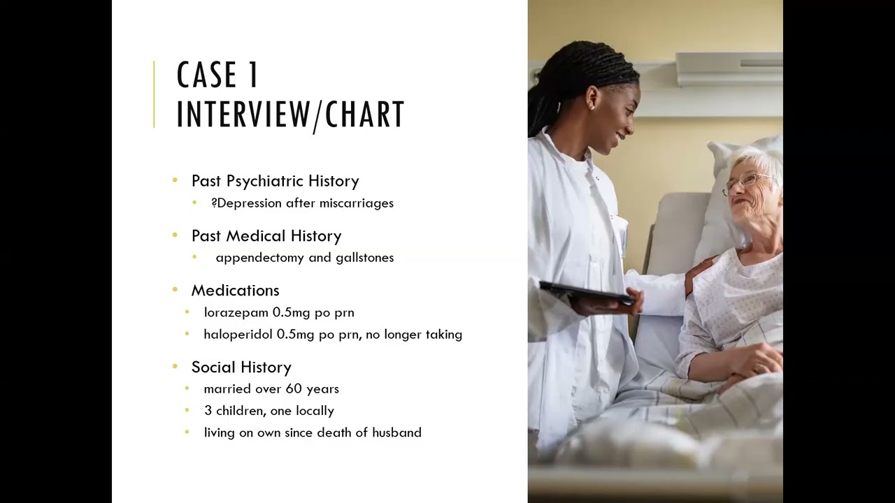 Psychosis in the Elderly: Seniors Mental Health Web Education Series