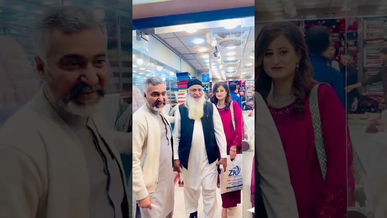 Hakeem Babar With Amber Visit Our Shop Zk Fashion Rabi Saddar Rawalpindi#hakeembabar #amberali