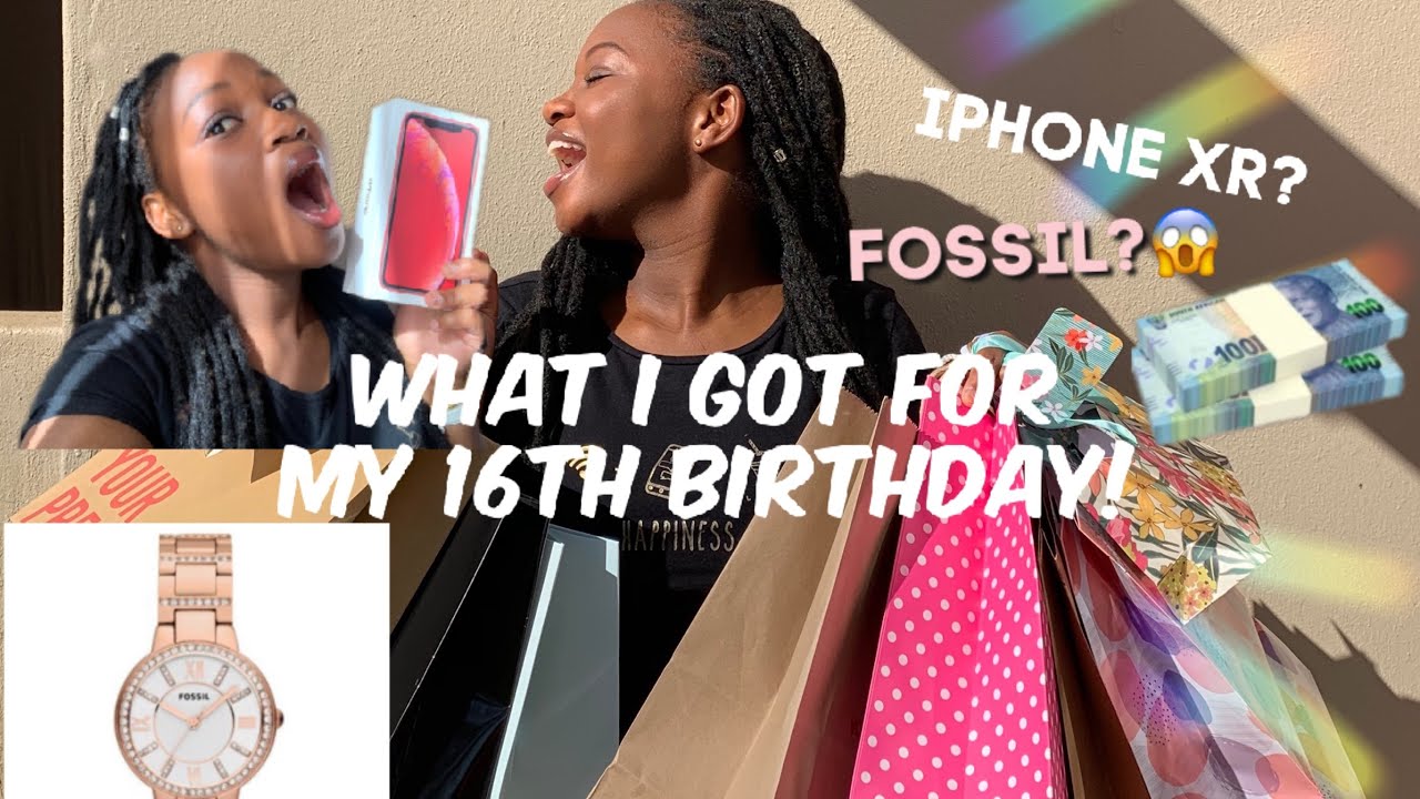 WHAT I GOT FOR MY 16th BIRTHDAY! | BIRTHDAY HAUL | South African YouTuber