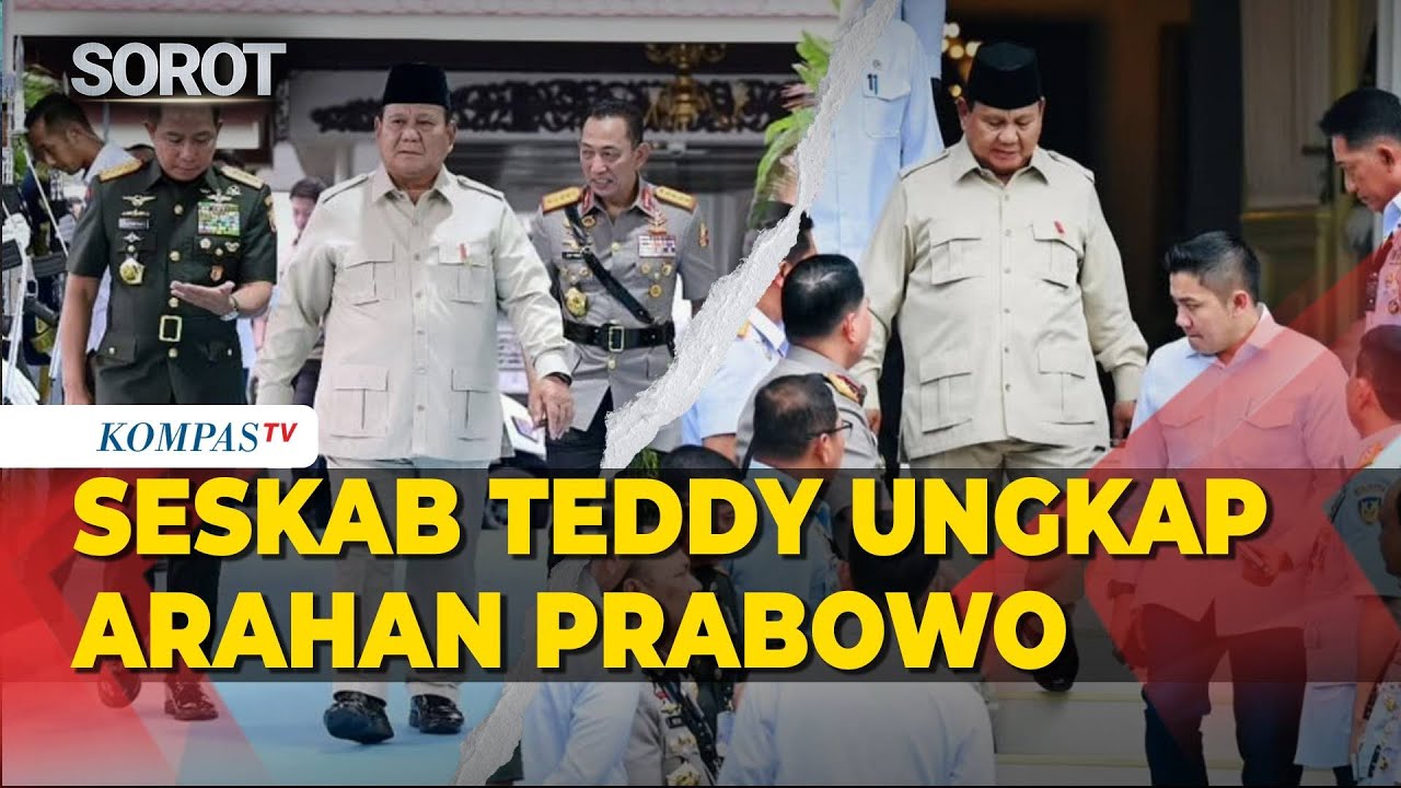 Seskab Teddy Ungkap Arahan Presiden Prabowo di Rapat Pimpinan TNI-Polri