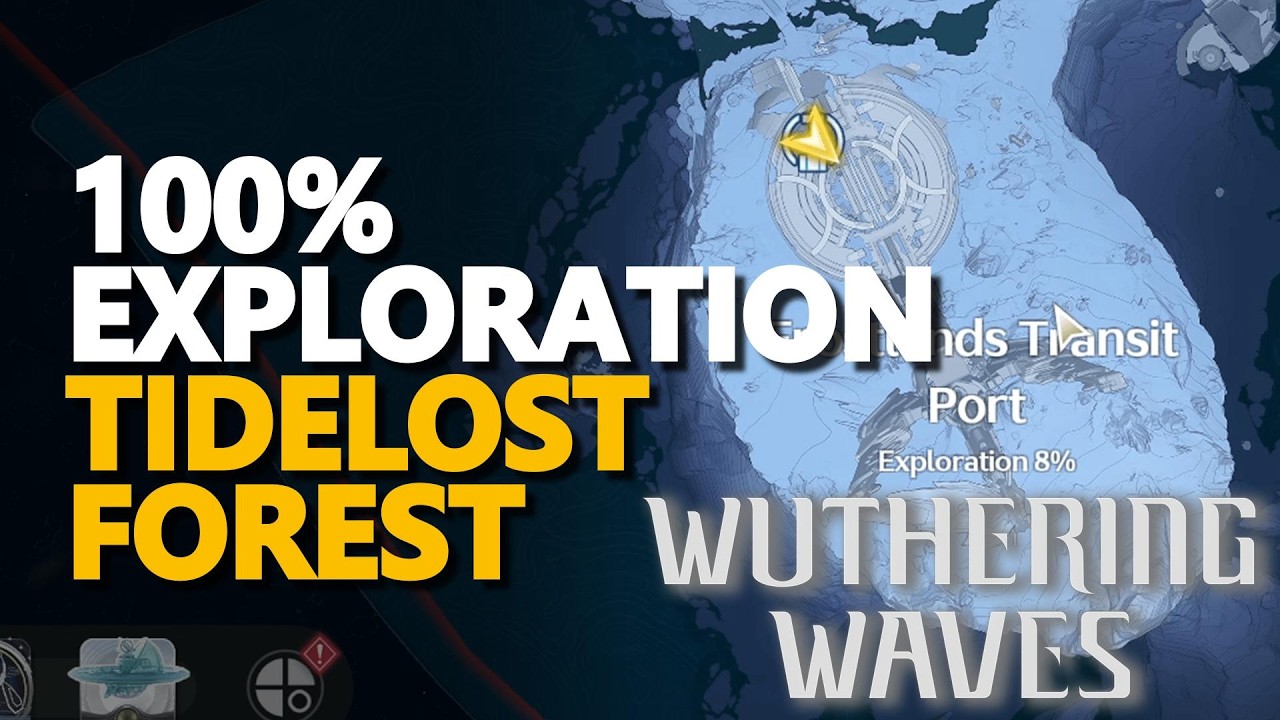 Tidelost Forest 100% Exploration Wuthering Waves