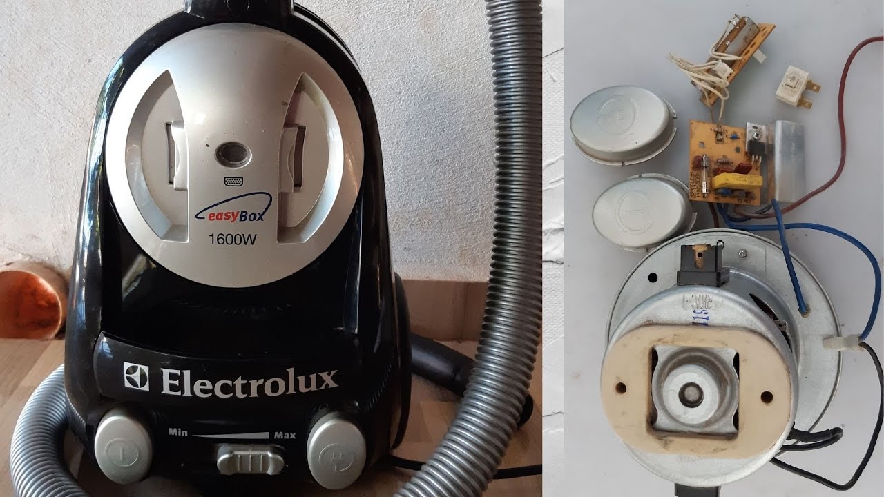 aspirador de pó eletrolux easybox  não liga! Veja como desmontar, fazer os testes e achar o defeito