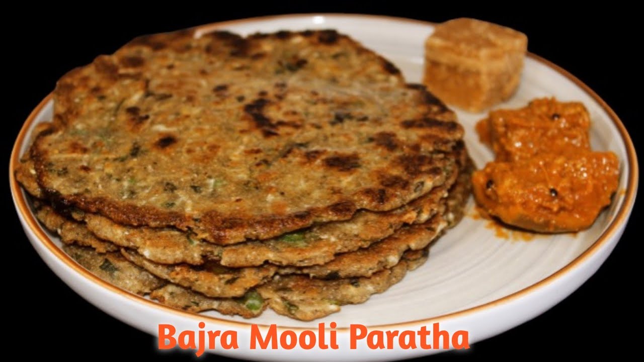 Healthy Bajra Mooli Paratha | Winter Special Millet Breakfast Recipe |बाजरा मूली पराठा