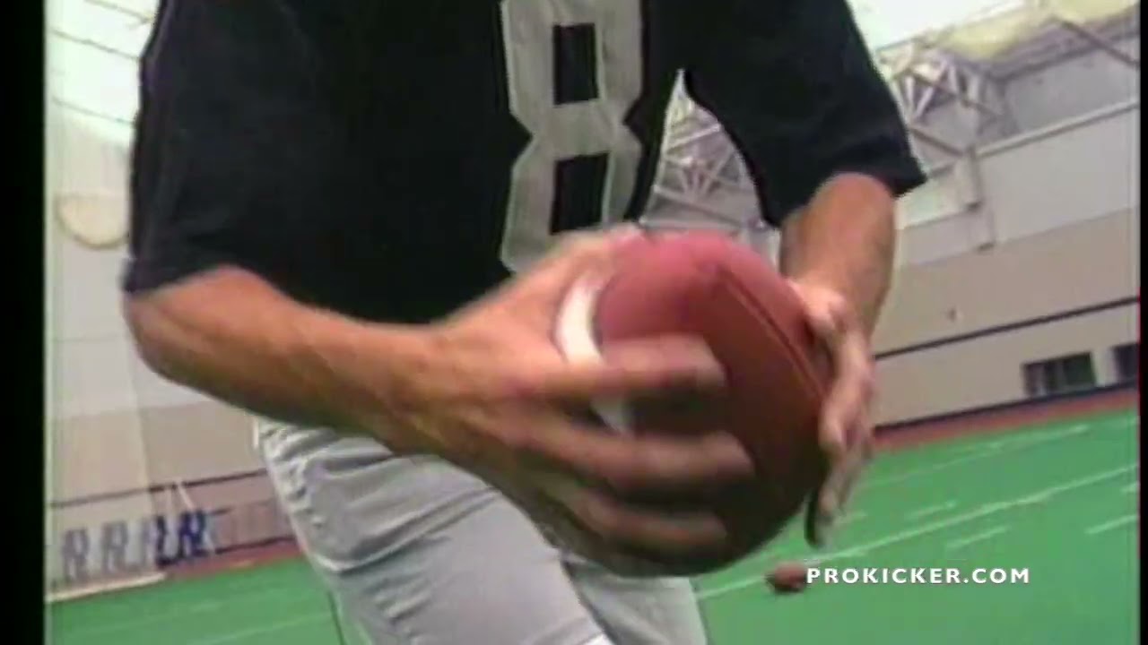 RAY GUY - HOW TO PUNT A FOOTBALL - RECEIVING THE SNAP