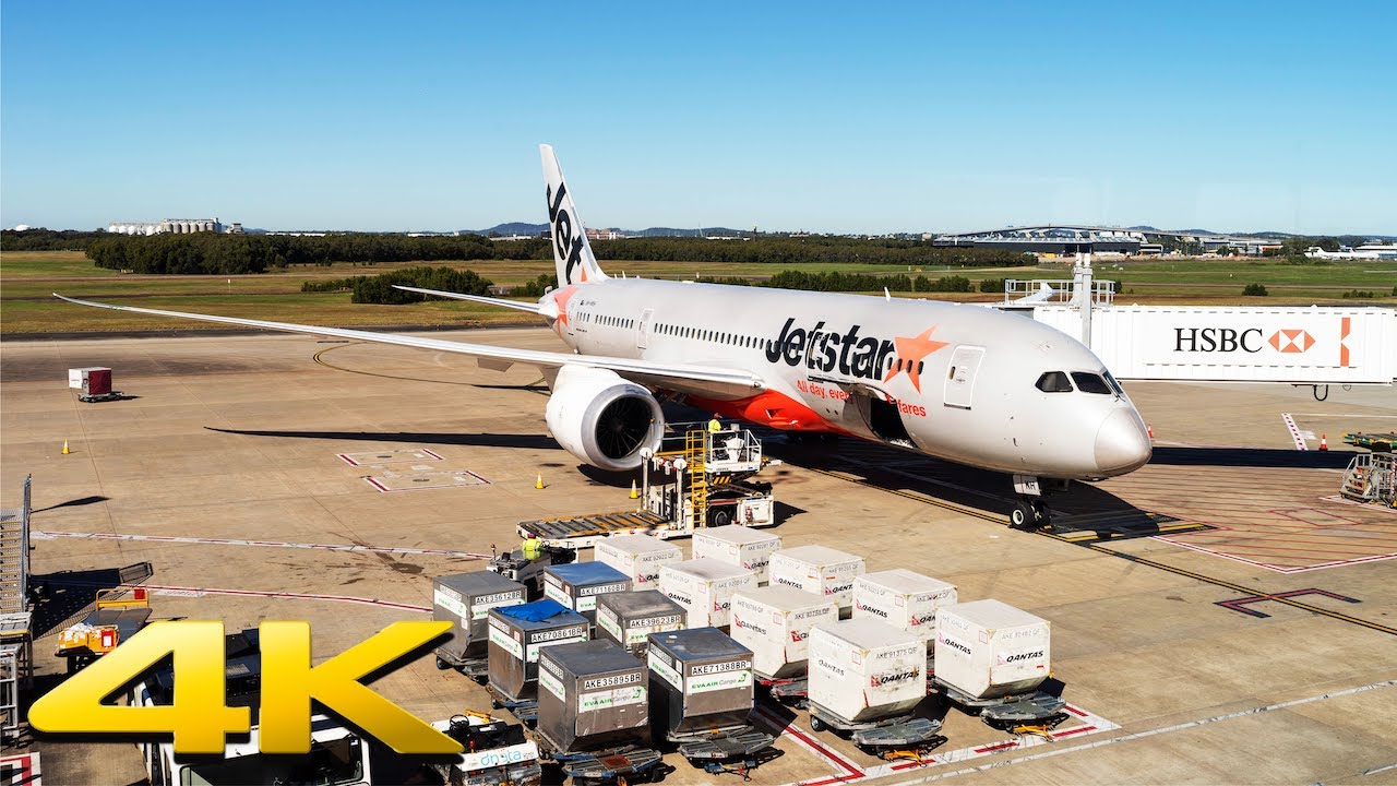 4K AUSTRALIA | BRISBANE (BNE) to OSAKA (KIX) on JETSTAR BOEING 787-8 DREAMLINER