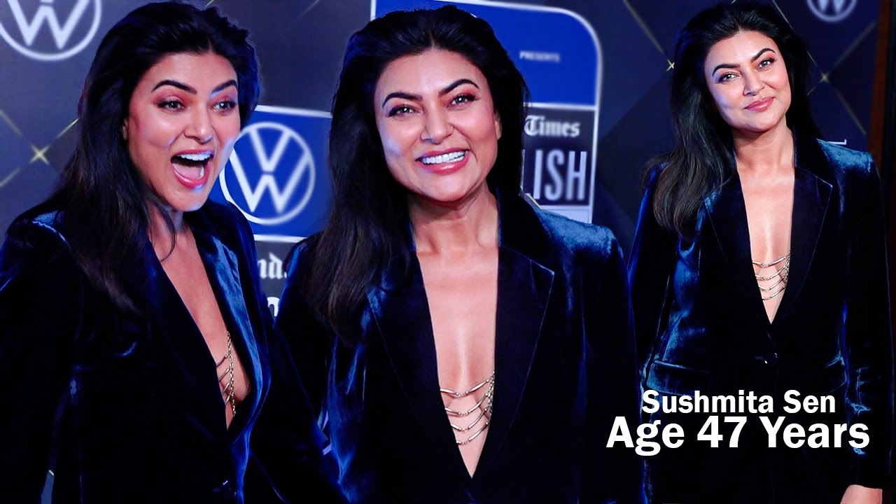 1990's Actress Sushmita Sen Looking Gorgeous At The Age Of 47 At HT India's Most Stylish Awards 2023