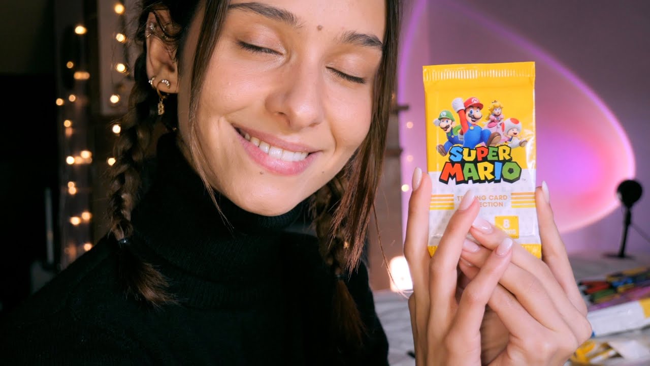 NostalgiASMR - Unboxing Mario Panini pour dodo