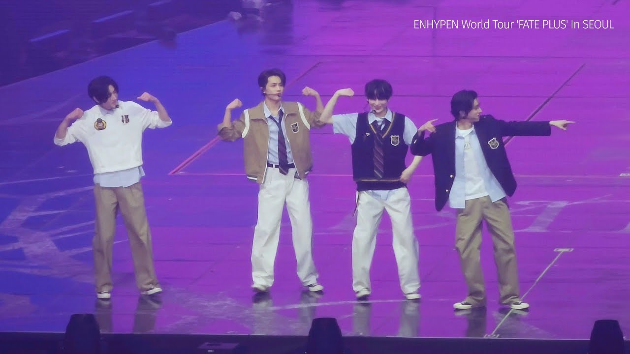240225 ENHYPEN 'BILLY POCO +Keep Swimming Through+ Flower + Booty Wurk' 직캠 엔하이픈 'FATE PLUS' IN SEOUL
