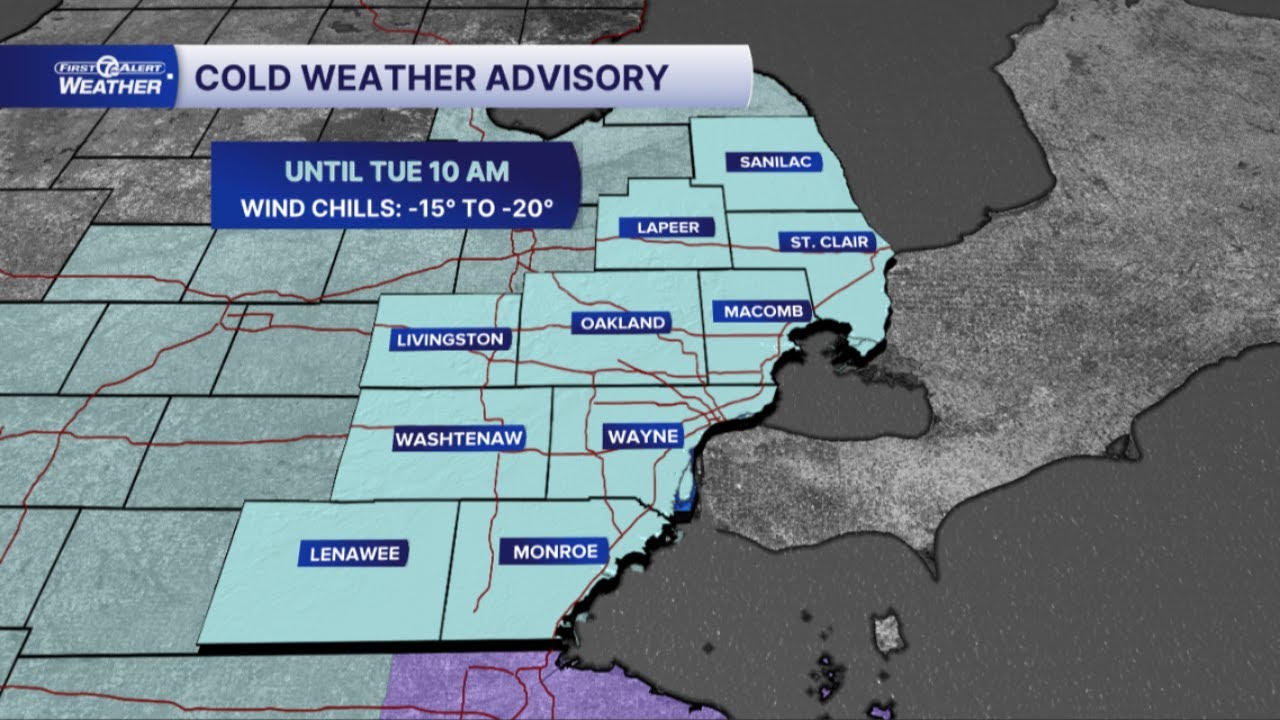 Dangerous wind chills and more snow