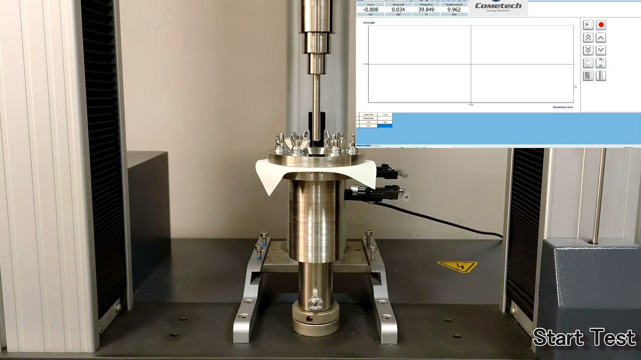 ASTM D4833 Geomembrane Puncture Testing  by GR-P020 Puncture Grip