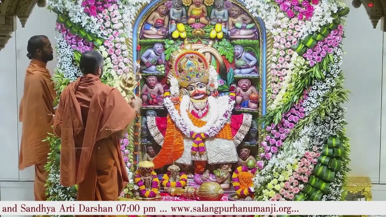 Shangar Aarti Darshan Salangpur Date 29 04 2023