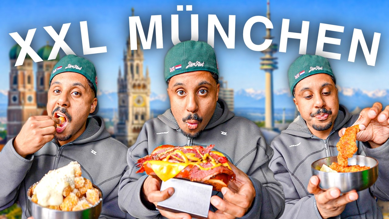 XXL M&Uuml;NCHEN FOOD TOUR 2026 - 10 Restaurants von Goldie bis Crunchies wir testen alles!