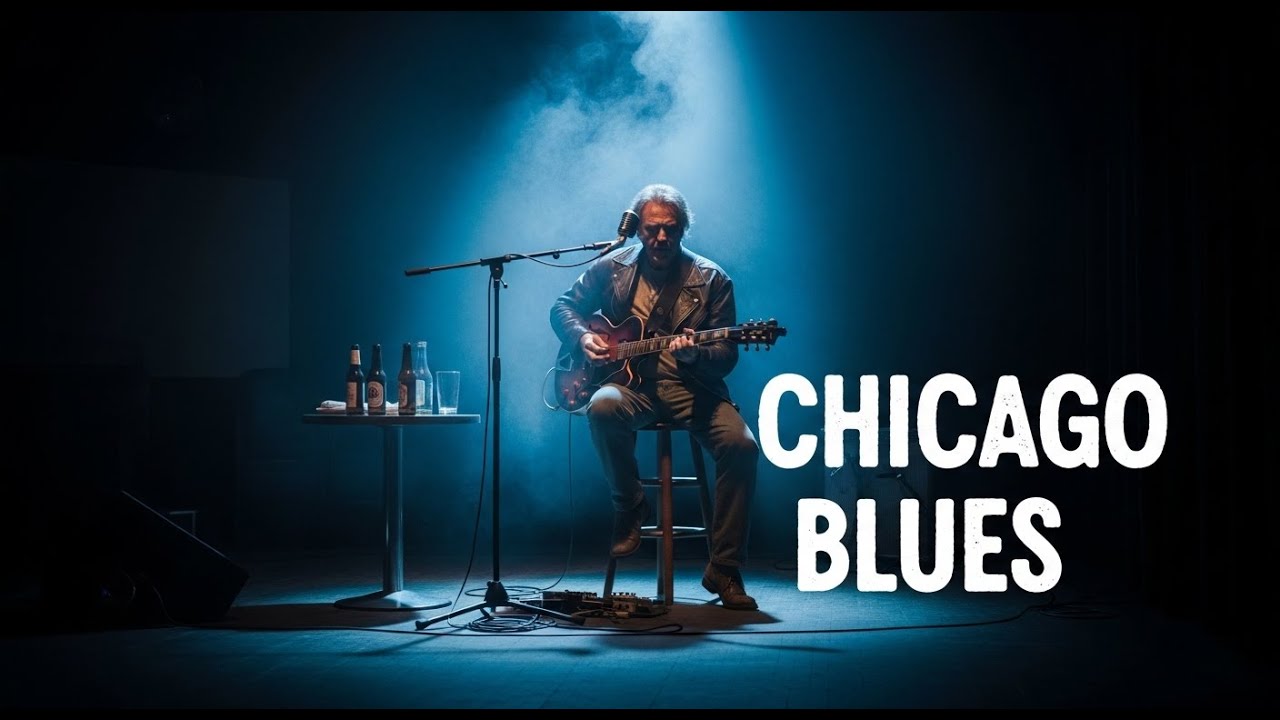 Chicago Blues – Slow Blues Guitar Playlist for Lonely Midnight Nights