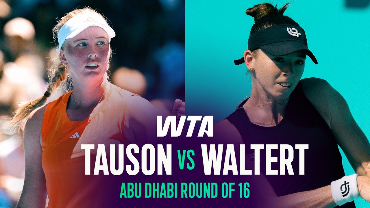 Clara Tauson vs. Simona Waltert | 2026 Abu Dhabi Round of 16 | WTA Match Highlights