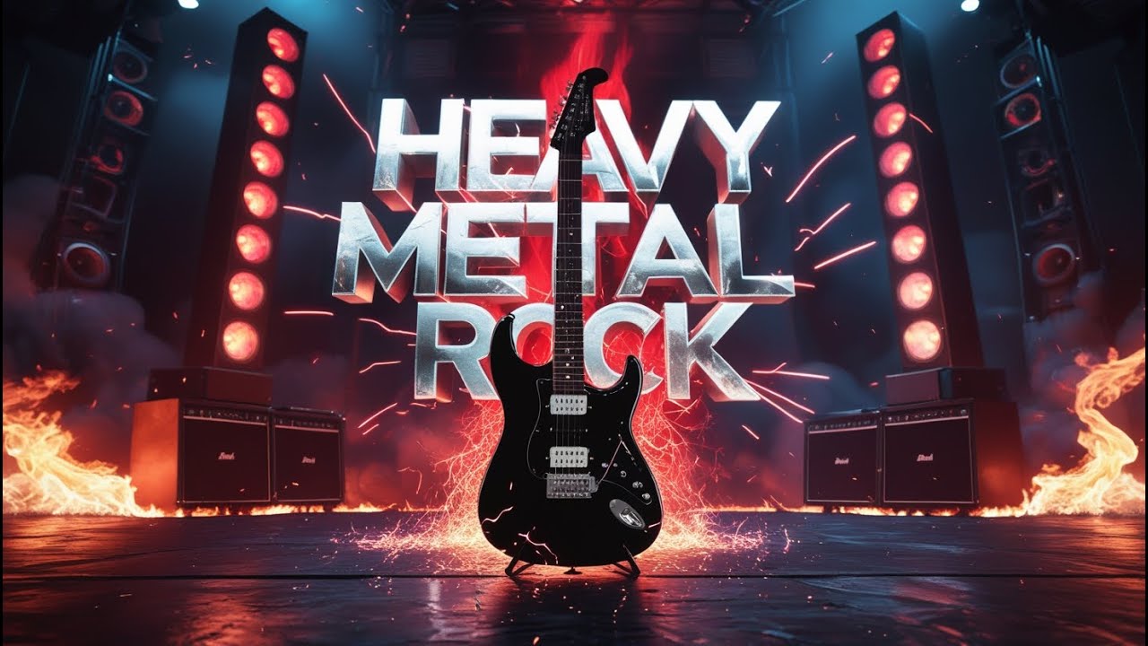 🔥Best Heavy Metal Rock | Powerful Melodic Riffs to Boost Motivation & Focus 🔥
