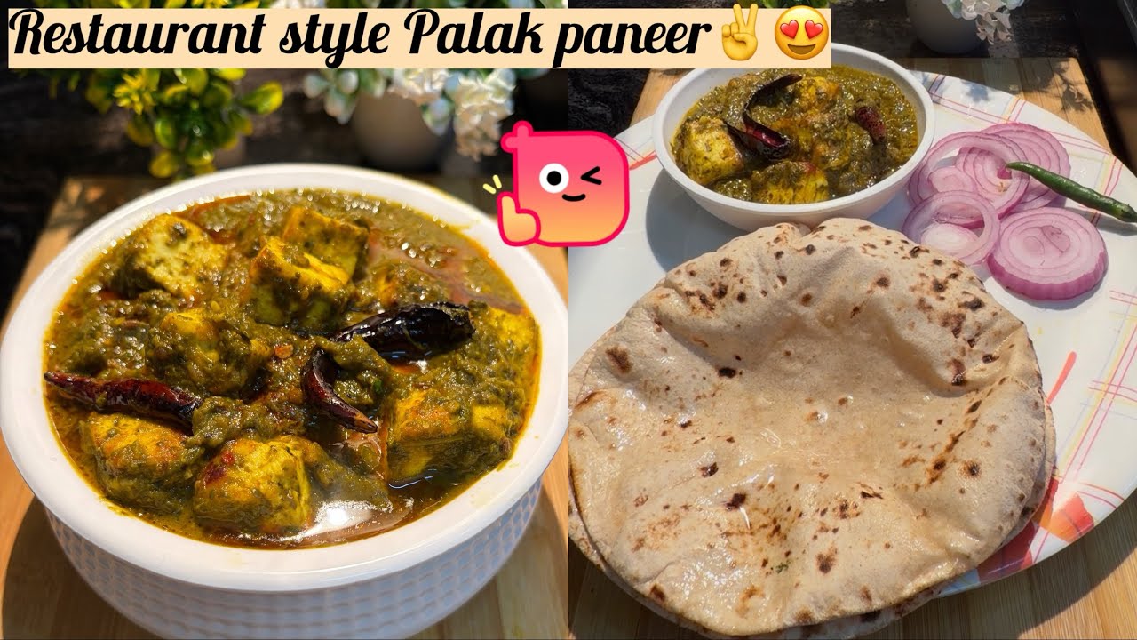 Authentic Palak paneer recipe👍 | step-by-step restaurant style | Recipe Bite Hub