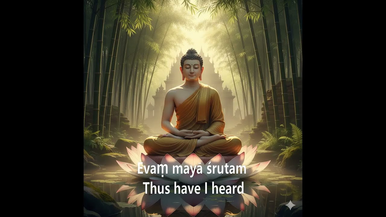 Sukhāvatīvyūhaḥ Sūtra -The Array of the Land of Bliss (The Amitabha Sutra in sanskrit)