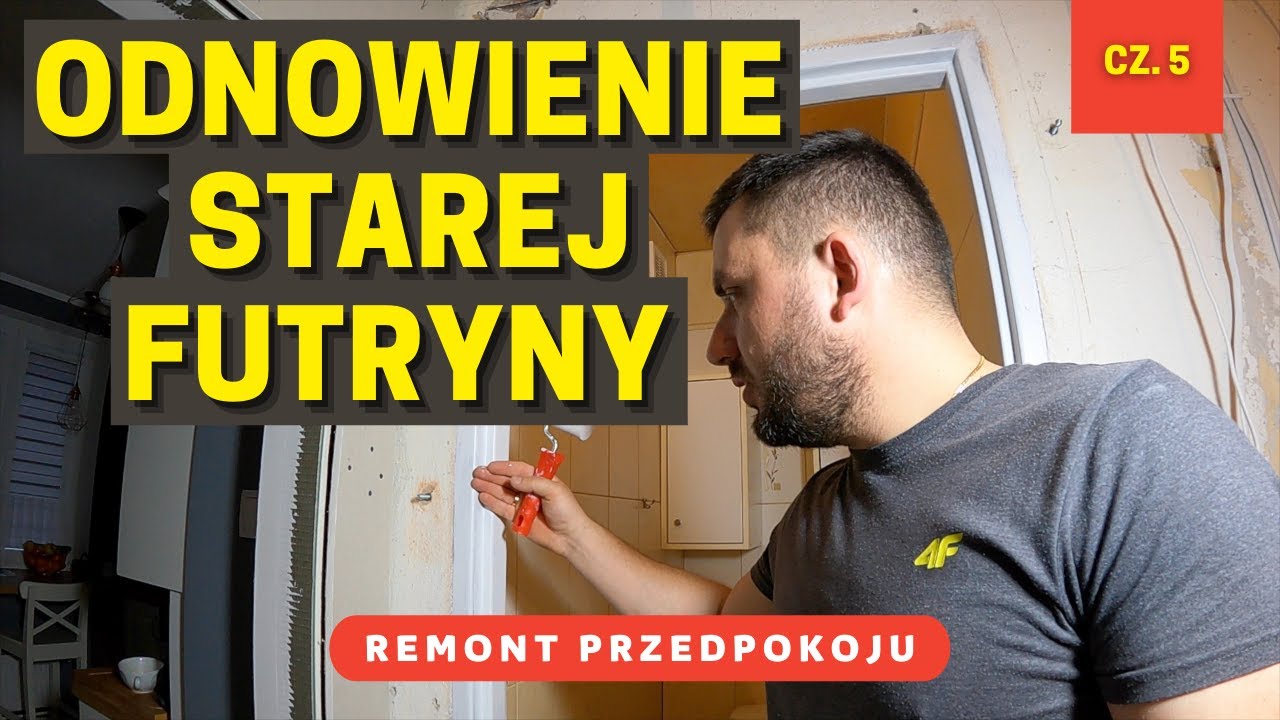 Renowacja metalowej ościeżnicy | Usuwanie starej farby olejnej | Odnawianie futryny - remont cz. 5