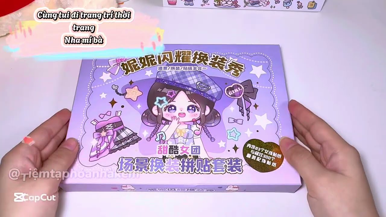 H&igrave;nh d&aacute;n , sticker thời trang mẫu đẹp #hinhdan #sticker #hinhdancute #unboxing
