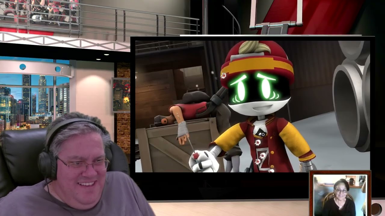 Шпион слишком силён! Перекрёстный огонь! Реакция #teamfortress2 #murderdrones