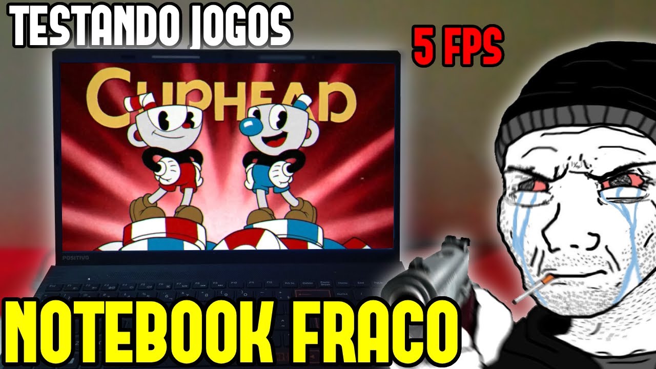 Testando JOGOS no Meu Notebook FRACO da POSITIVO!  pt2 💻 Quase Explodiu! 😱