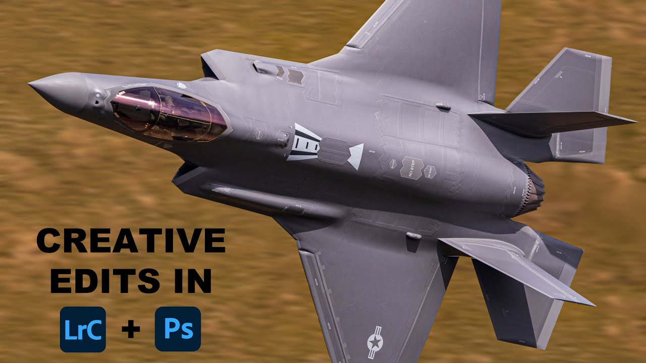 Creative Aviation Edits in Lightroom & Photoshop