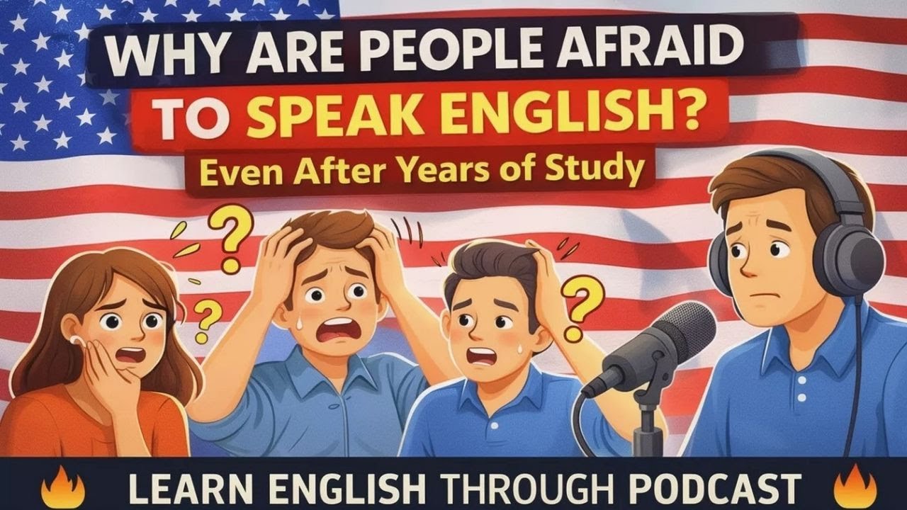 Learn English Through English  Podcast | Why People Fear Speaking English | Easy English Podcast