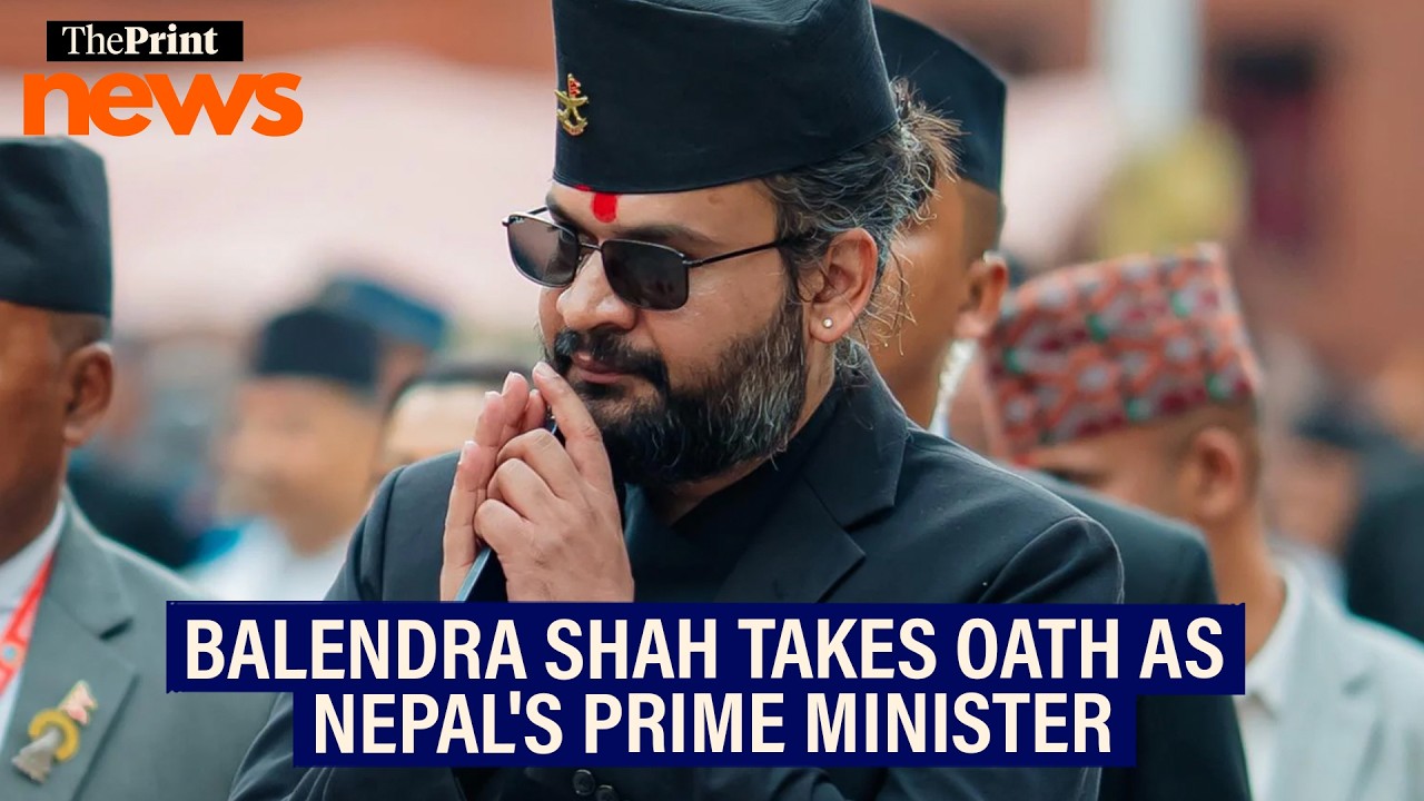 Rastriya Swatantra Party (RSP) leader Balendra Shah takes oath as Prime Minister of Nepal