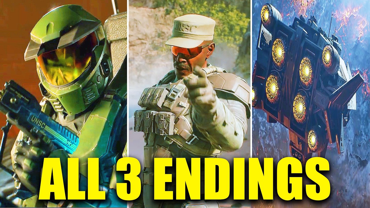 Halo Campaign Evolved All 3 Endings (Original Ending, Secret Legendary Ending, Space Battle Ending)