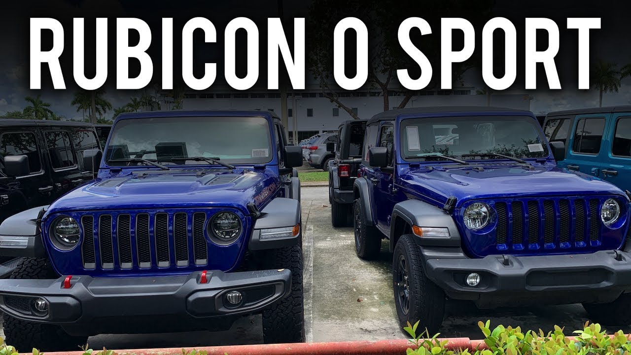 Wrangler Rubicon Contra Wrangler Sport,, Cual Es mejor?
