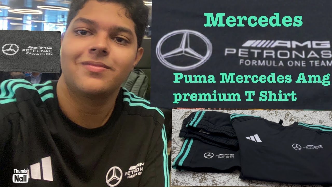 MERCEDES - AMG PETRONAS FORMULA ONE TEAM DNA TEE and SHORTS | ADIDAS | MERCIDES | LUXURY REVIEW