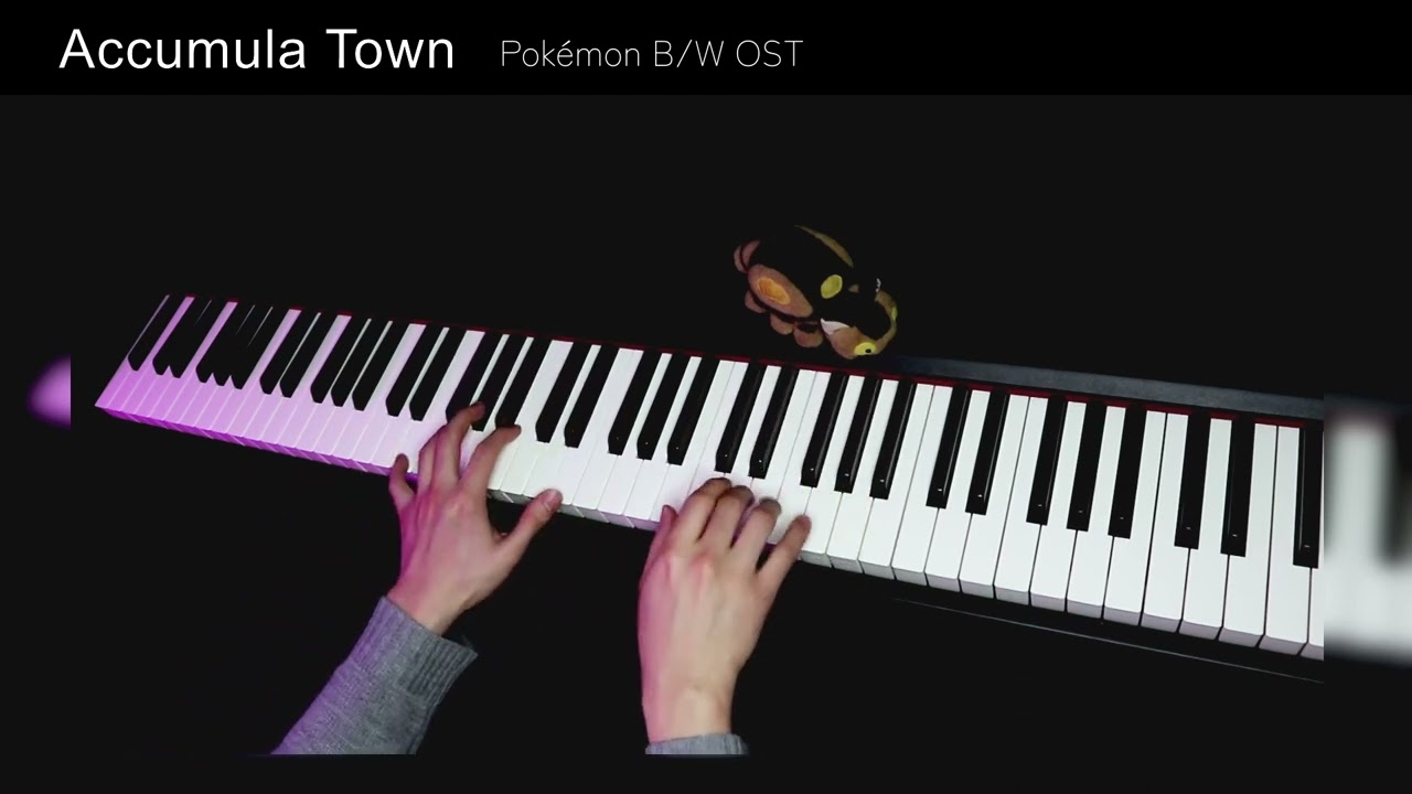 Pokémon B/W OST - Accumula Town (Piano Cover)