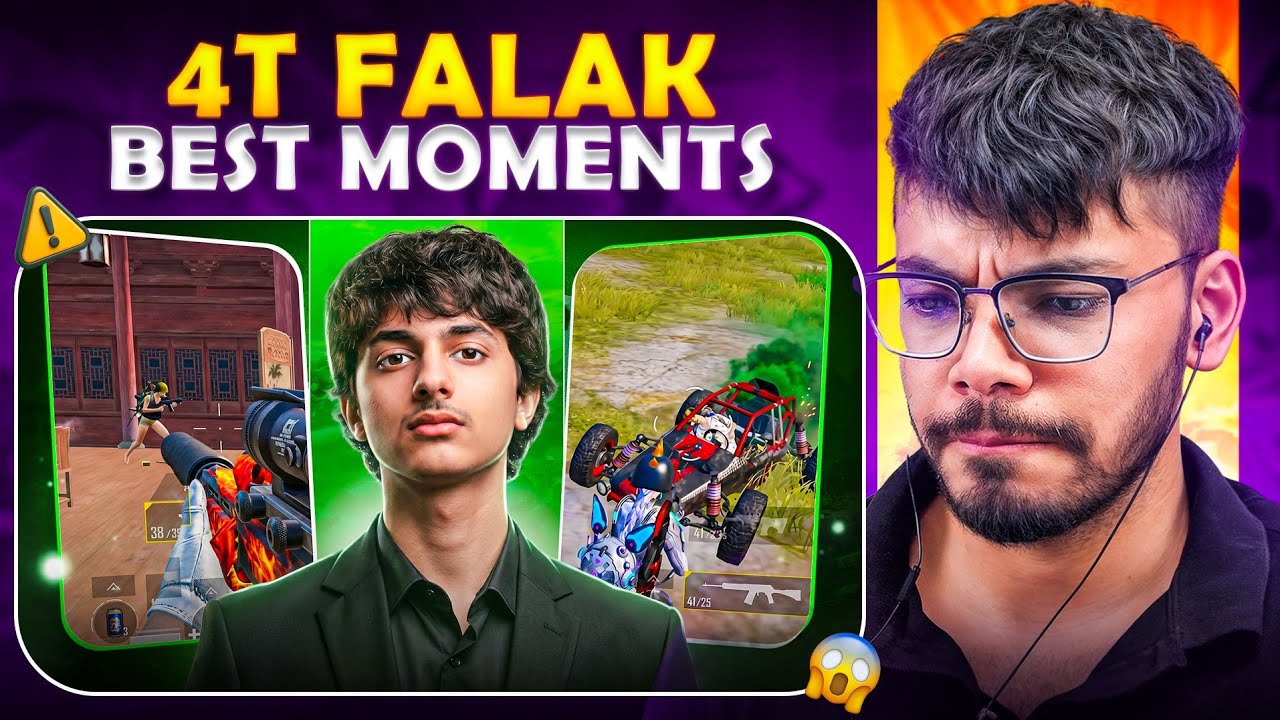 4T Falak Pakistan Top Player Best Moments in PUBGM - Casetoo Reacts!