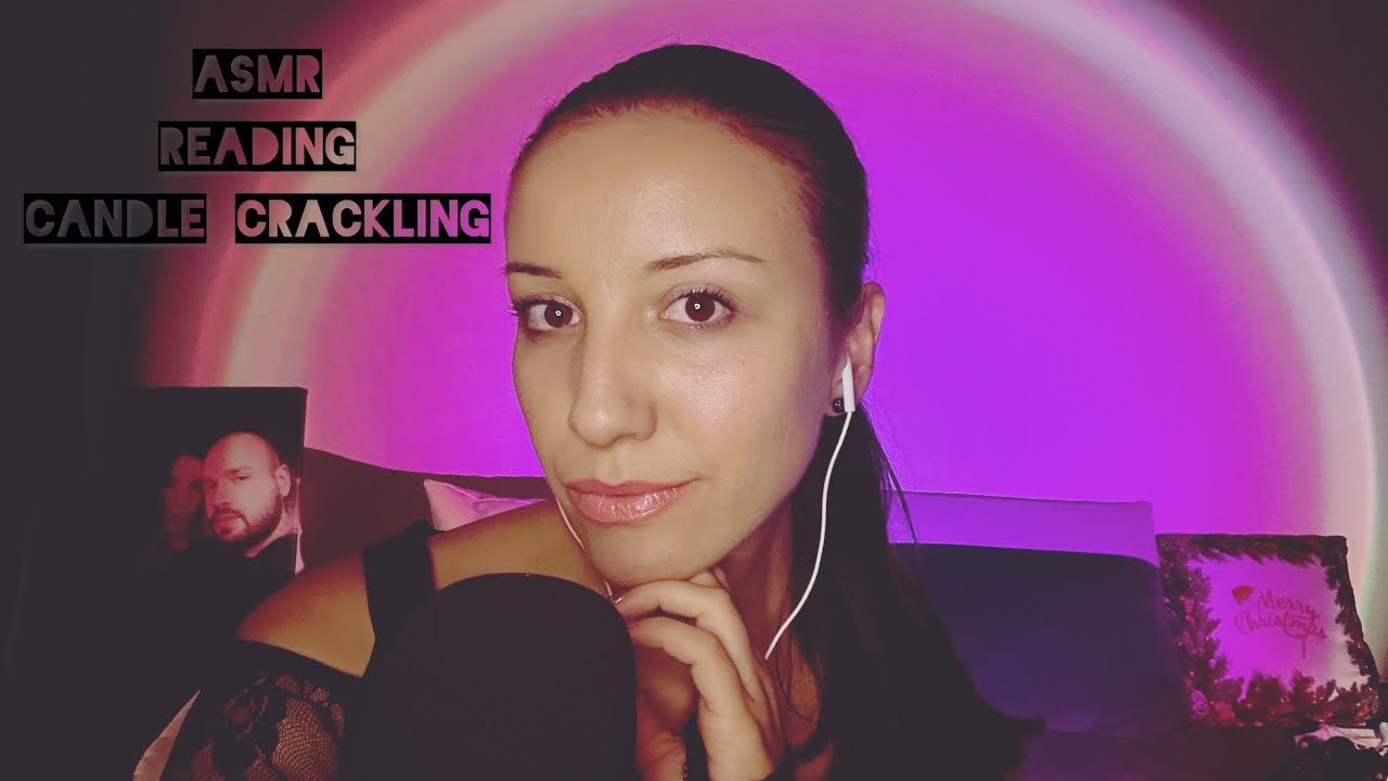 АСМР на Български  Deep sleep with Reading 📖 Candle Crackling 