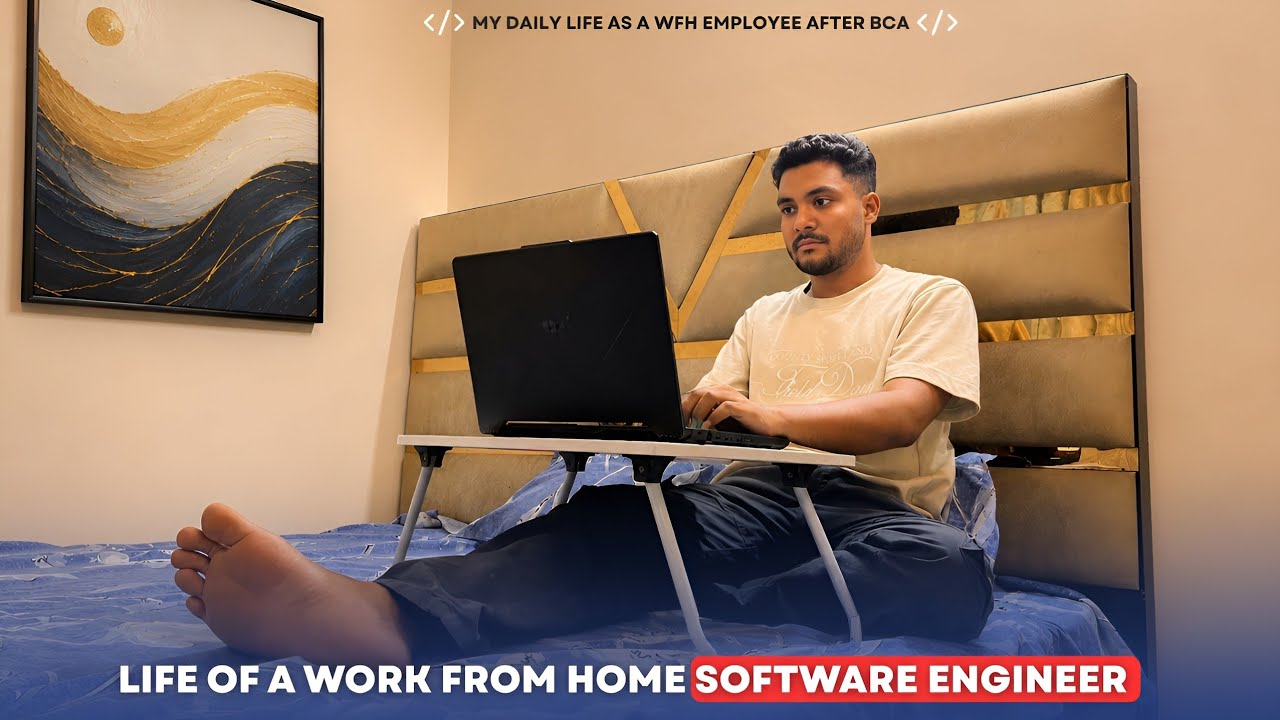A Day in the Life of a REMOTE Software Engineer | A Day In The Life Of WFH Employee After BCA