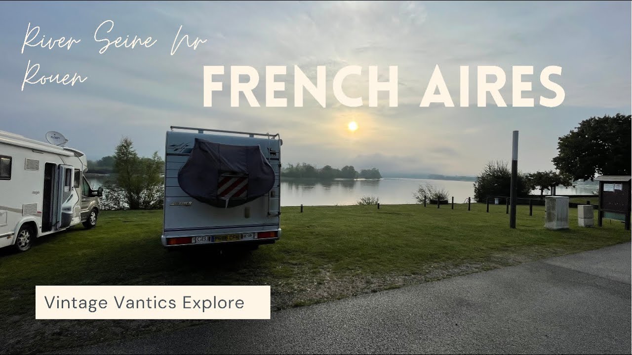 Spectacular French Aire on the banks of the Seine near Rouen
