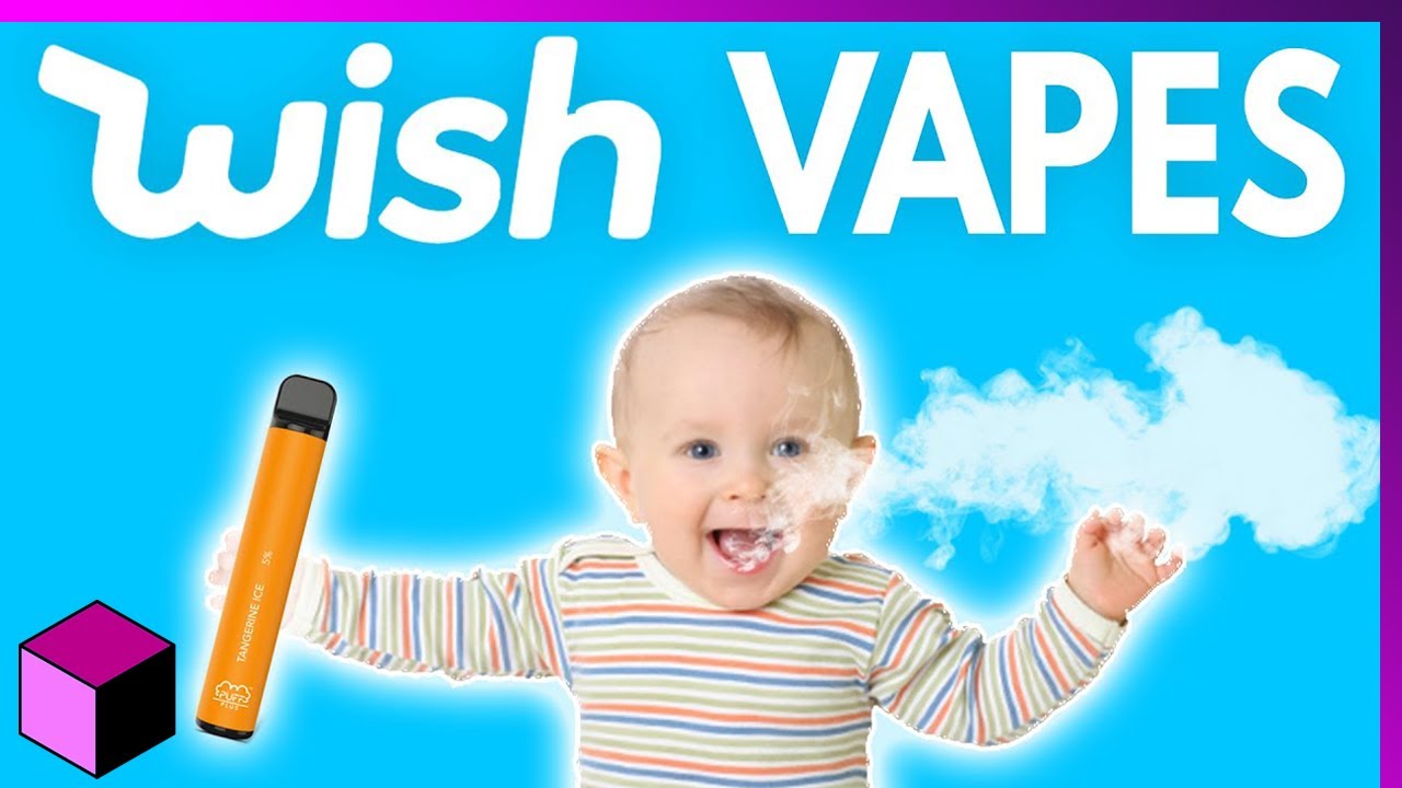 Несовершеннолетние торговцы вейпом на сайте Wish.com...