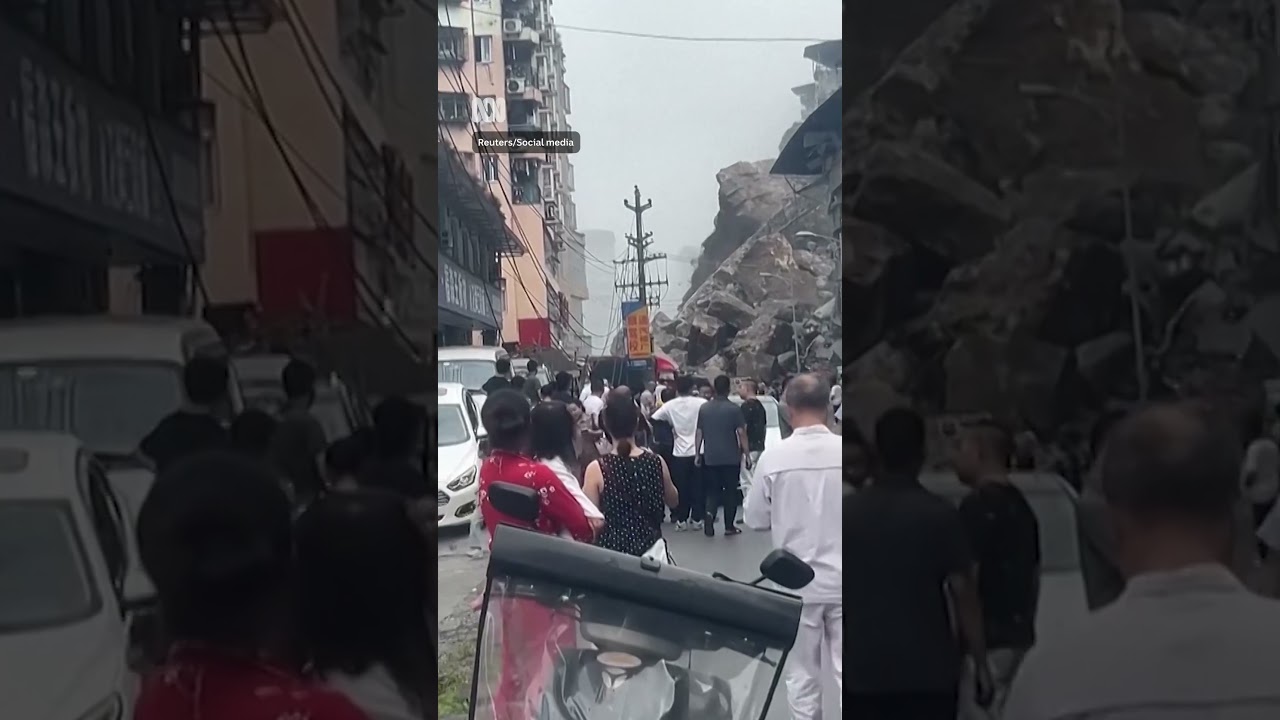 Eight killed, dozens missing as landslide buries people in China | ABC NEWS