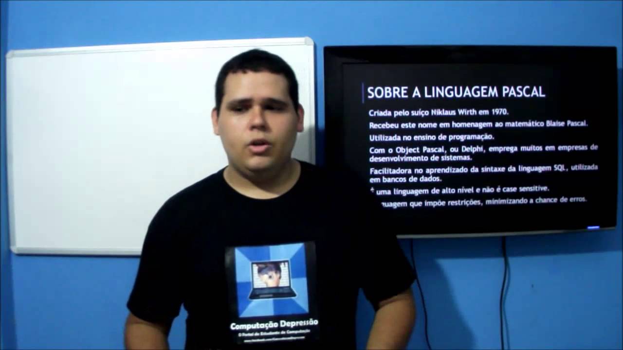 Curso L&oacute;gica de Programa&ccedil;&atilde;o - Aula 01 - Sobre a linguagem Pascal
