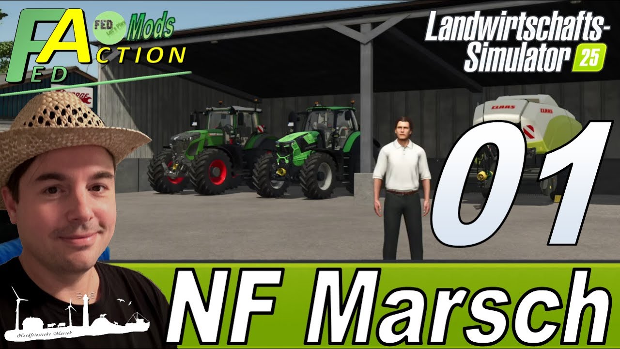 LS25 🚜 01 NF Marsch 4fach Willkommen in der Heimat jetzt auch im #landwirtschaftssimulator25 #fs25