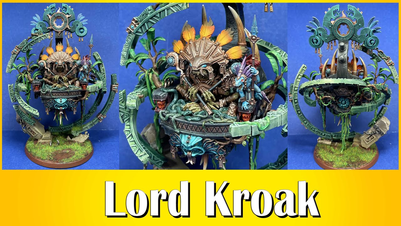 Joyful Painting - Lord Kroak - A mess of a model