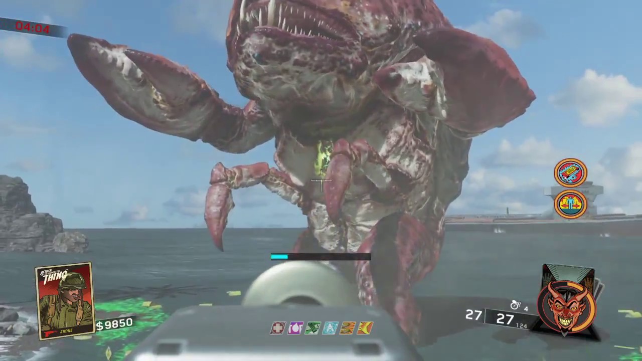 IW Zombies - Boss Battle Mode Crog-Zilla Attack of the Radioactive Thing (7:31)
