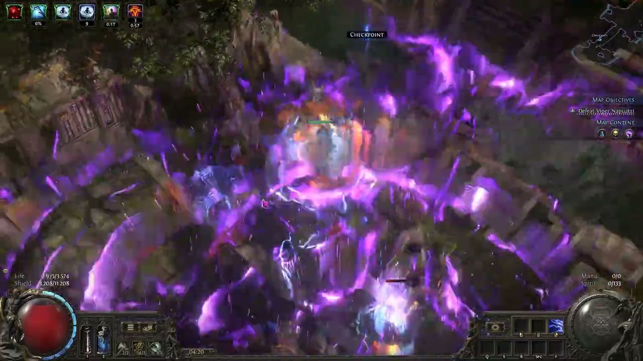 [POE2 0.4] Curse CoC BM Pure Curse Setup with wrong gear