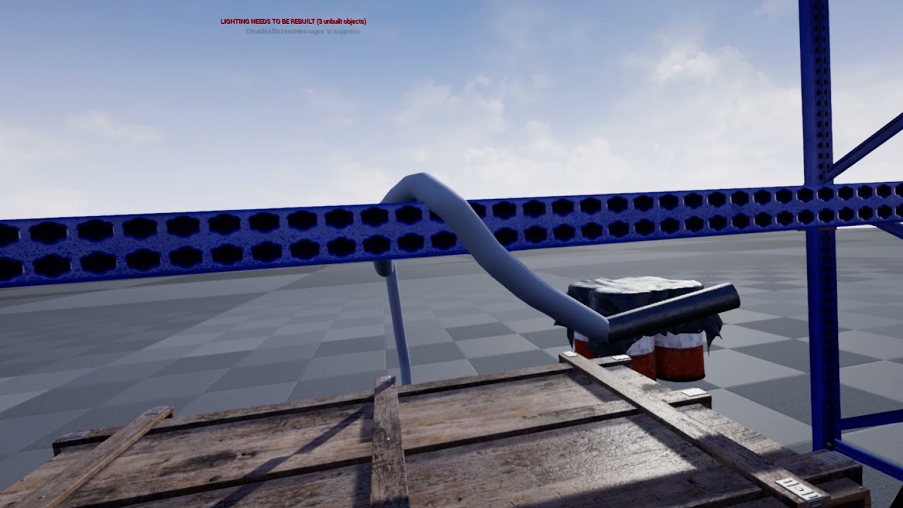 VR rope physics